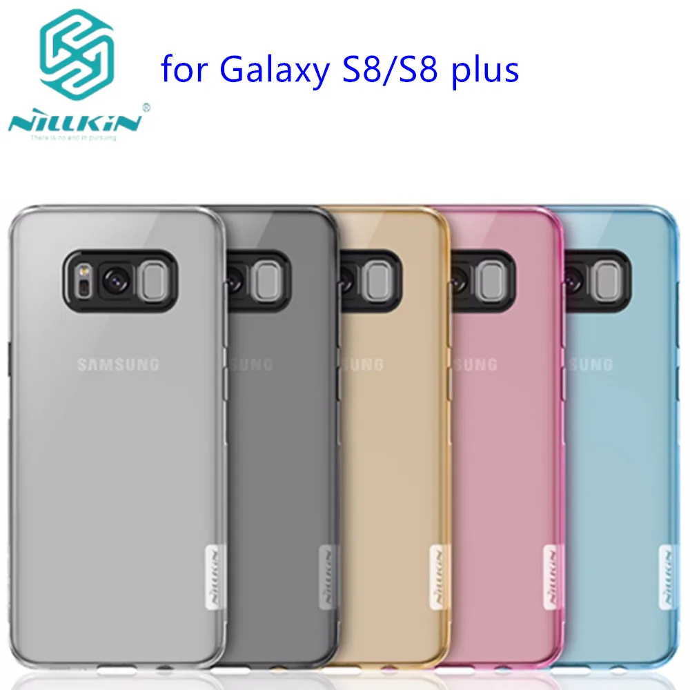 Прозрачный мягкий силиконовый чехол Nillkin для Galaxy S8 защитный из ТПУ samsung galaxy s8 Plus + |