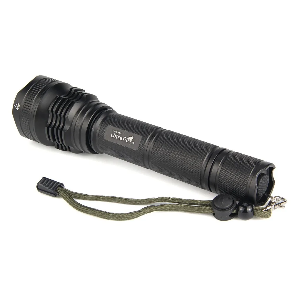 Ultrafire Flashlight Tactical Flashlight Zoomable Handheld Flashlight