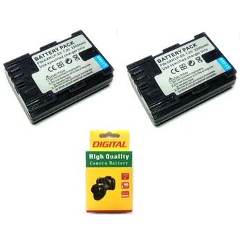 

2pcs 7.2V 2200mAh LP-E6 LPE6 LP E6 Digital Camera Battery For Canon EOS 5D Mark II 2 III 3 6D 7D 60D 60Da 70D 80D DSLR EOS 5DS