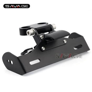

For DUCATI Hypermotard 939/821 Black Motorcycle Tail Tidy Fender Eliminator Registration License Plate Holder Bracket LED Light