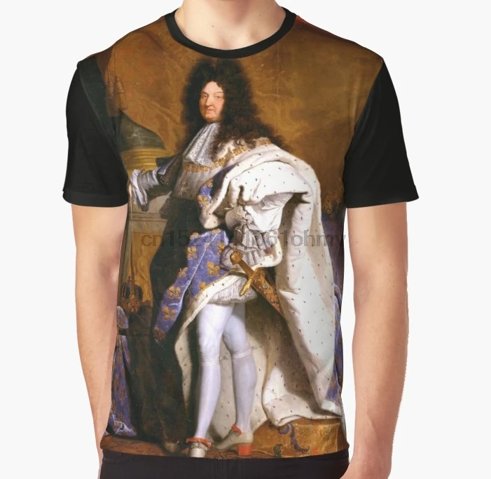 

All Over Print 3D Women T Shirt Men Funny tshirt Hyacinthe Rigaud louis 14 Louis XIV King Sun Graphic T-Shirt