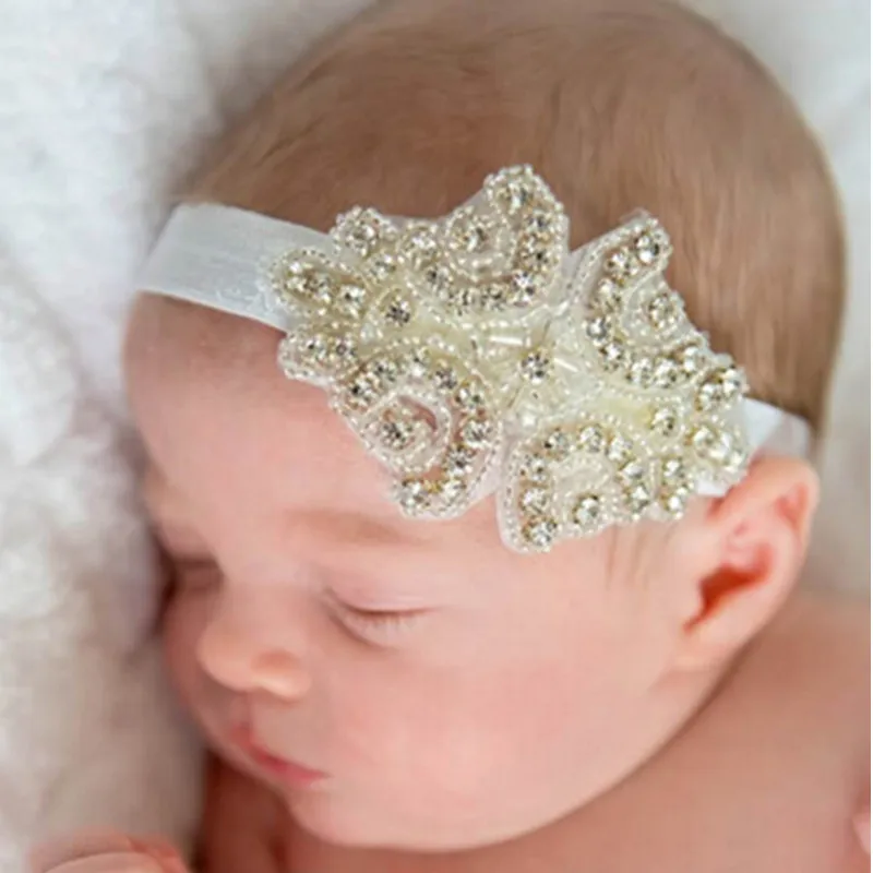 HotSaleKidsCrysalHeadbandsLittleGirlsHairAccessoriesCrystalHeadbandforNewbornKids