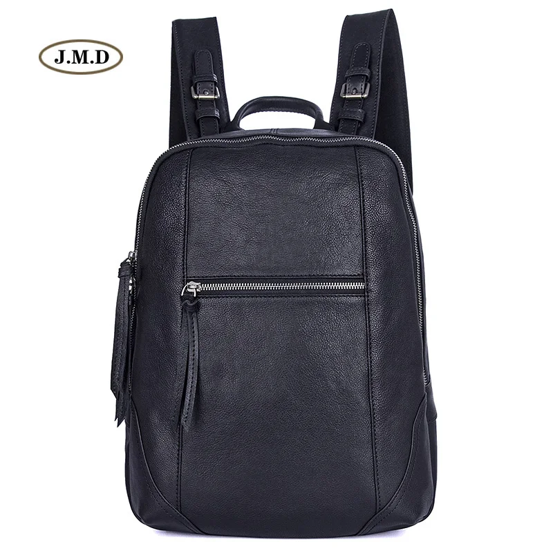 

J.M.D New arrivals New design Genuine Leather Unisex Fashion Causal simple design Schoolbag Backpack Travel Bag Rucksack 2012A