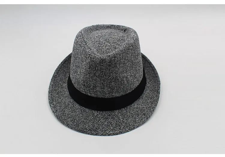 Hat gangster Hat men felt  fedora Hats for men women 58 cm adjustable  (10)