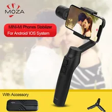 In Stock Moza MINI MI 3 Axis Handheld Gimbal Stabilizer Wireless Charging 360degree Heading Gimbal For