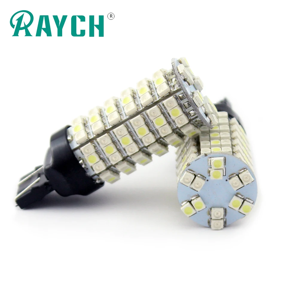 2шт T25 3157 7443 1157 T20 120smd Led двойной цвет для авто автомобилей передний поворотный