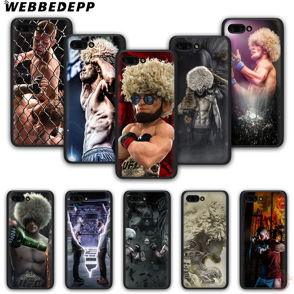 

WEBBEDEPP Habib Nurmagomedov TPU Phone Case for Honor 6A 7A 2GB/3GB Pro 7C 5.99in 7X 8X 8C 9 10 Note10 for Honor 8 9 10 Lite