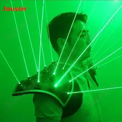 Зеленый лазер человек жилет одежда Laserman жилет с 20 штук лазеры для сцены для ночного клуба KTV Show вечерние бар CD15 T02