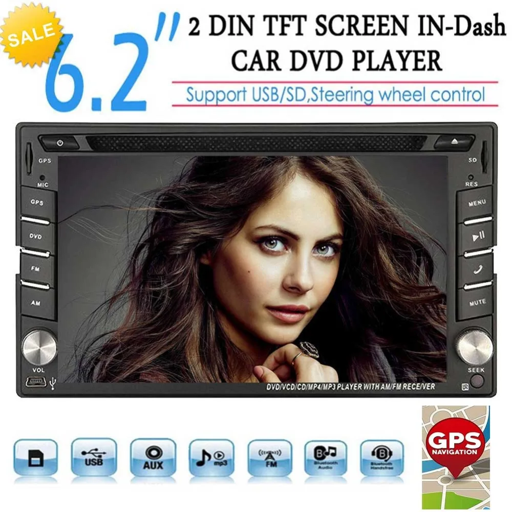 2 DIN Car Stereo GPS Navigation Car pc Radio Head Units Touch Screen
