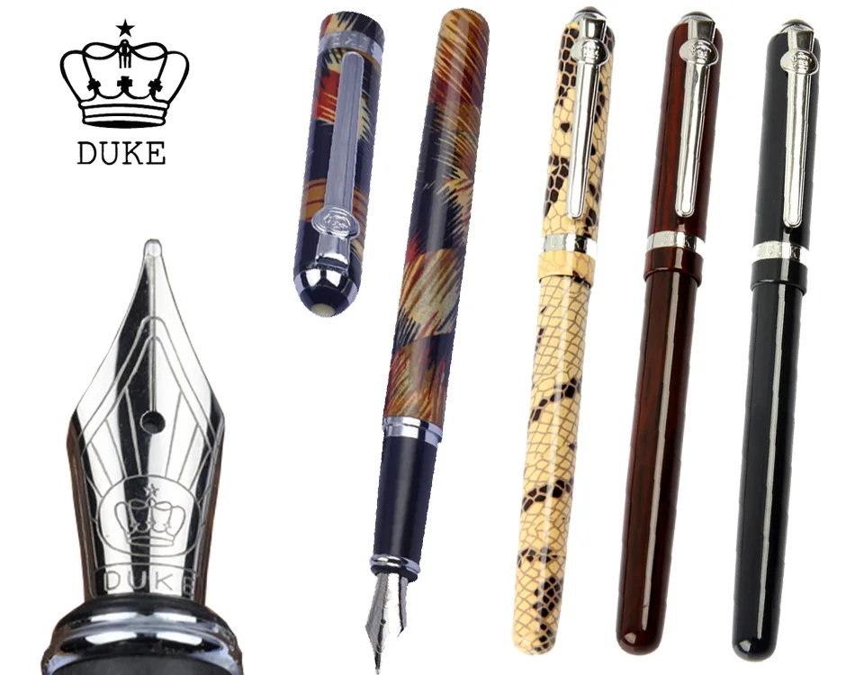 

Fountain pen or Gel RollerBall pen DUKE 962 office and school writing pens Free Shipping