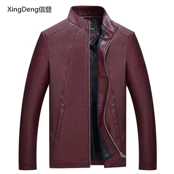 

XingDeng skylanders giants characters Jackets Men Solid Business Casual winter Coat Bomber Motorcycle 80s costumes Jacket