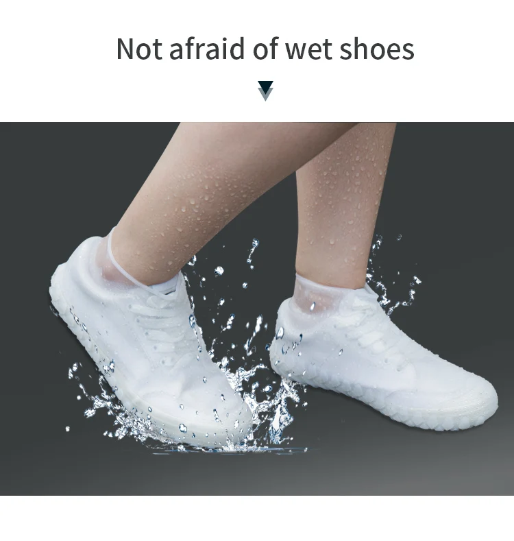 ORZ 1 пара силиконовые перепонки многоразовые дождевые Чехлы для обуви непромокаемые мужские ботинки Нескользящая моющаяся одежда унисекс устойчивая к вторичной переработке
