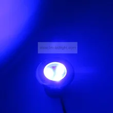 3 Вт Светодиодный точечный светильник 24 В dia100xH90mm светодиодный ступенчатый светильник Белый Розовый Зеленый Открытый водонепроницаемый IP67 Светодиодный встраиваемый светильник 24 шт