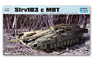 Trumpeter масштаб 1/72 модели танков 07220 основные боевые танки Strv103c | Игрушки и хобби