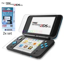 2 компл. HD ЖК-экран протектор уплотнительная пленка для nintendo New 2DS XL/LL 2 DSXL/2 DSLL консоль защитная пленка Щит в розничной коробке