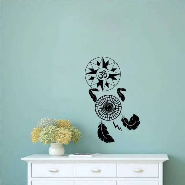 Om Unterzeichnen Hochwertigen Wandaufkleber Wohnzimmer traumfänger ... Om Unterzeichnen Hochwertigen Wandaufkleber Wohnzimmer traumfänger ...
