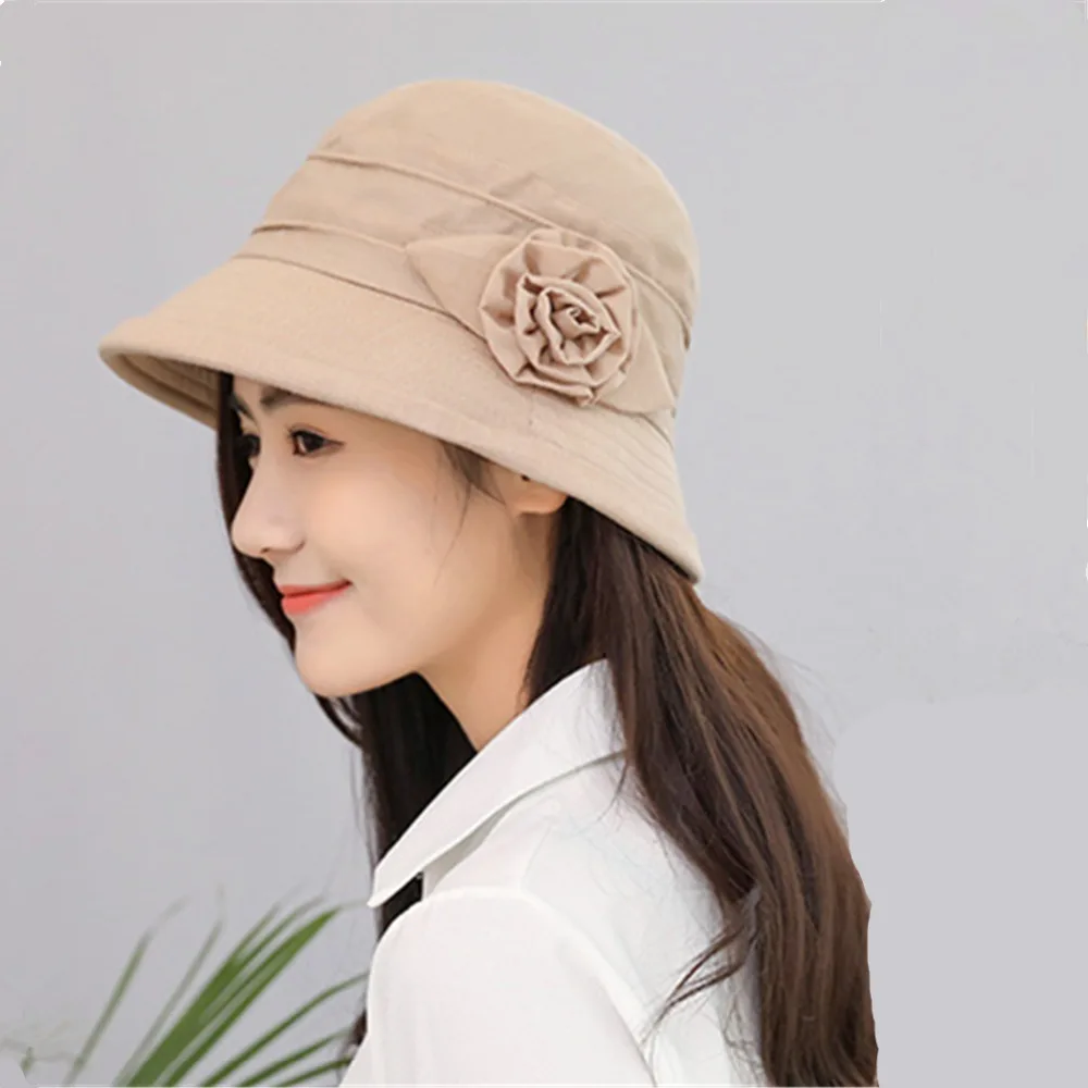 Elegant Women Harajuku Bucket Hats Fashion Korean Style Flat Cap Outdoor Sun Protection Summer Bow Hat Fedoras Chapeu Feminino | Аксессуары