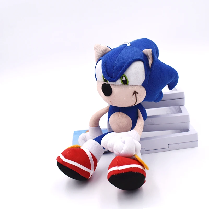 

New Hot Blue Sonic Plush Doll Toy Soft Sonic Stuffed Animals Characters Kids Toys brinquedos Dolls Boy Kids Gifts Free Shipping