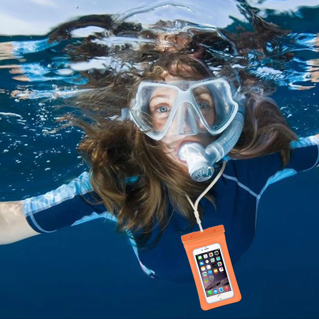 Чехол для мобильного телефона плавания держатель водонепроницаемый чехол сумки
