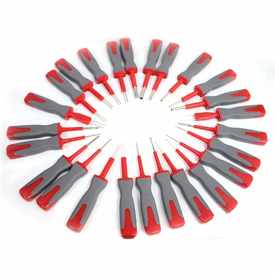 Car Terminal Wiring Crimp Connector Pin Remover Tool Set Release Tools with Box Universal Titanium Alloy x25 Car Terminal Wiring Crimp Connector Pin Remover Tool Set Release Tools with Box Universal Titanium Alloy x25