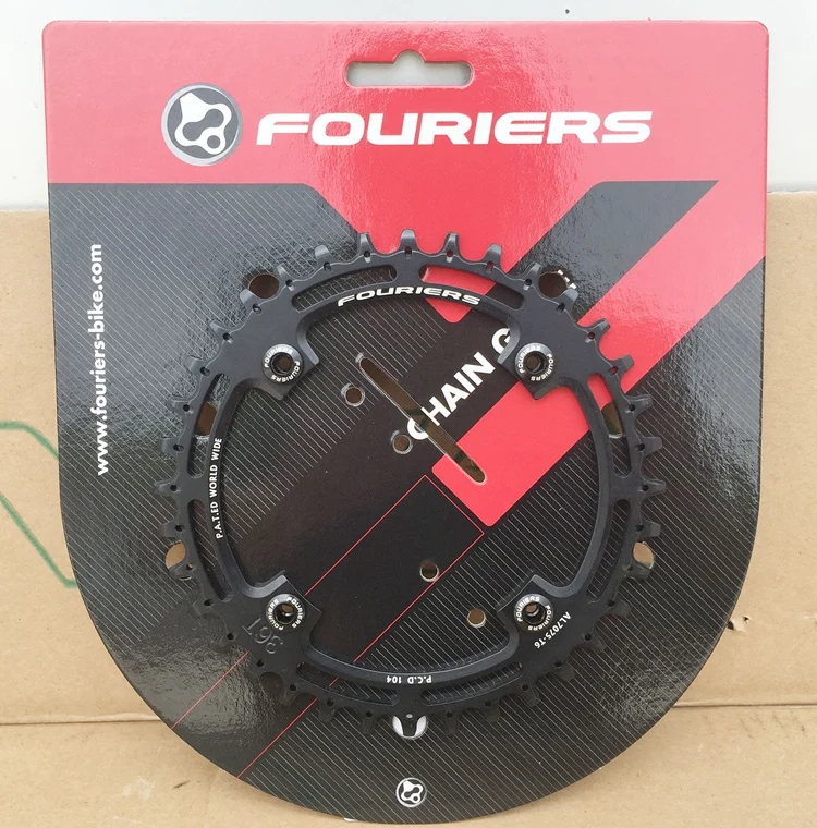 1pcs Black Fouriers Bicycle Bike Single Chain Ring P.C.D 104mm 30T/32T