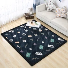 New Arrival living room bedroom carpet thick coral fleece carpet tatami mat children crawling mat baby bedside Rectangular rug