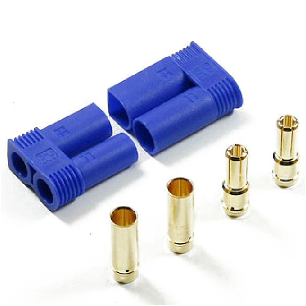 

Free Shipping 10 Pair New EC5 Banana Plug Female Male 5mm 5.0MM Bullet Gold Connector For RC ESC LIPO Battery