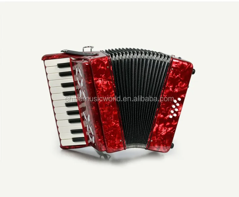 Afanti Excellent sound  AFA-03 22keys/ 8Bass button Red color Children Accordion 