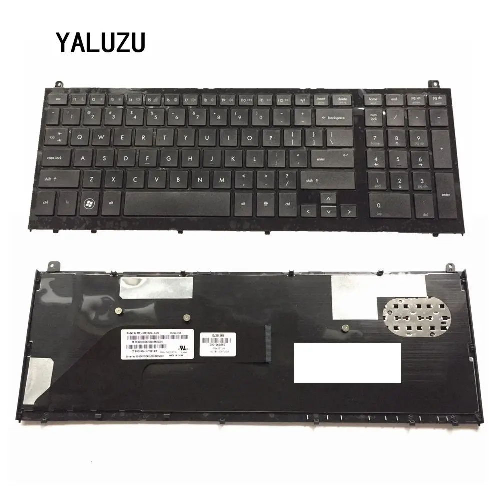  YALUZU US New keyboard For HP FOR probook 4520 4520S 4525S 4525 Black English Laptop Keyboard with 