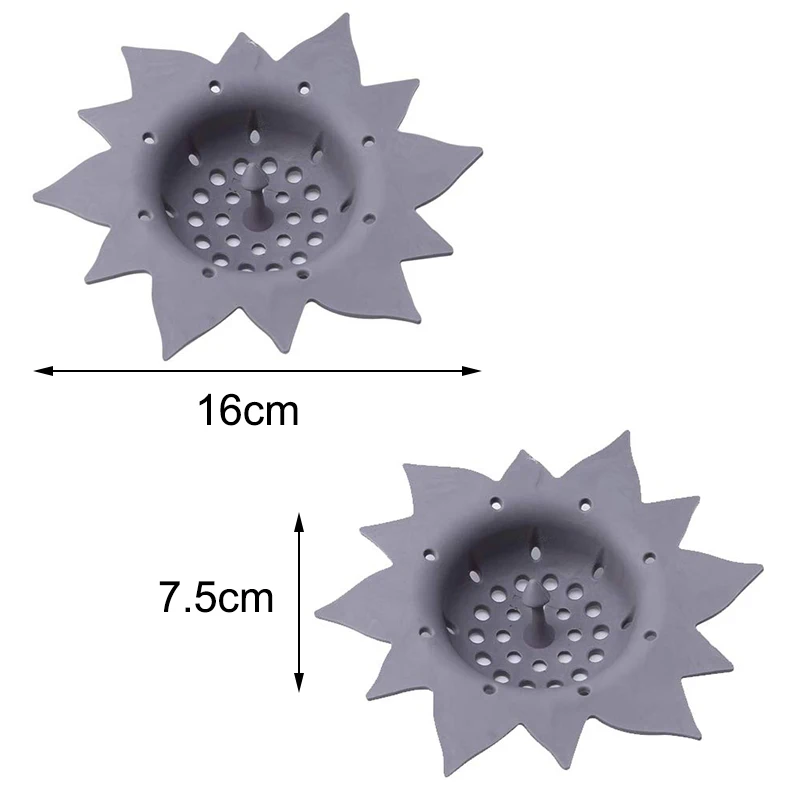GOALONE Слив для кухонной раковины силиконовый в форме цветка фильтры для раковины слив в ванной, улавливатель волос сито для муки аксессуары