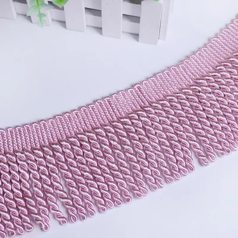 

12 Yards/lot Different Color Fringe 9 Cm Width Lace Cushion Cover Pillow Cover Throw Accesories Polyester Trimming Encaje Flecos