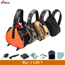 Best price Caden Waterproof Travel Small Shoulder Camera Khaki Bag with Rain Cover Triangle Sling Digital DSLR Photo Padded Backpack Bag