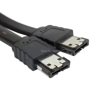 

High quality 3Gbps Black eSATA to eSATA 7 Pin Shielded External Hard Disk Cable