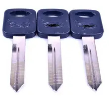 3 шт. Выгравированный линейный ключ для 2 в 1 LiShi FO38 зубы Заготовка ключа замка зажигания автомобиля Слесарные Инструменты