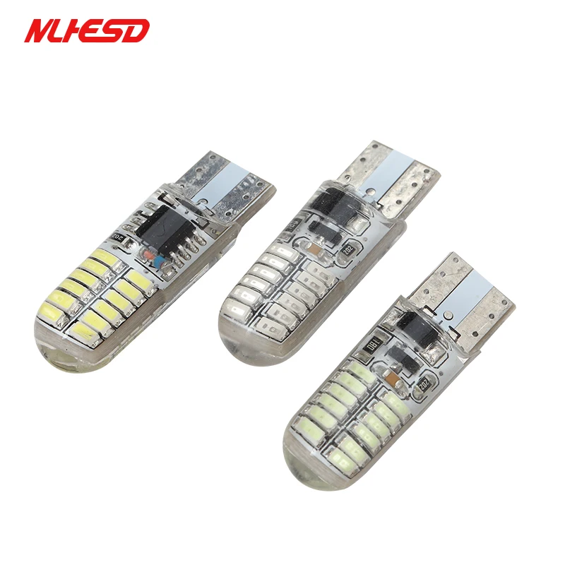 50 x T10 Strobe Flashing 194 W5W LED 24SMD 3014 Led Lasting Shine+Auto Flash Two modes of Operation Car light bulbs | Автомобили и