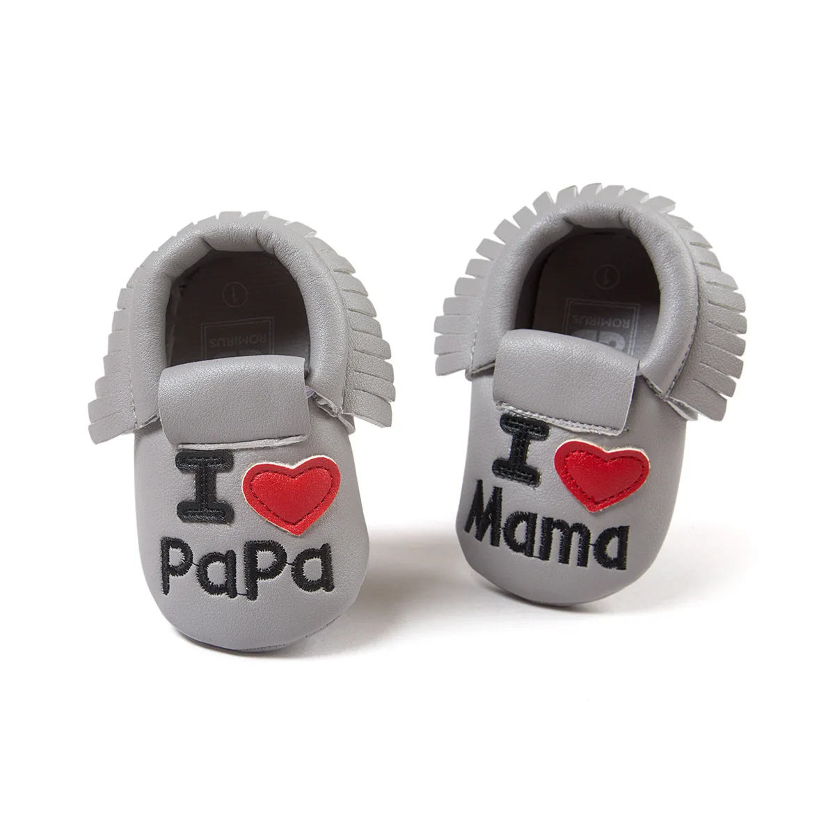 2019 Мода Усы Мокасины с бахромой для малышей I Love Papa Mama» детские первые ходоки Bebe обувь для младенцев из кожи пу