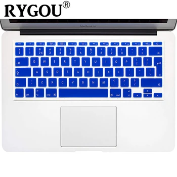 

English (UK) Silicone Keyboard Cover For Apple MacBook Air 11 11.6" A1370 A1465 Model Euro/ISO Layout Keyboard Protective Film