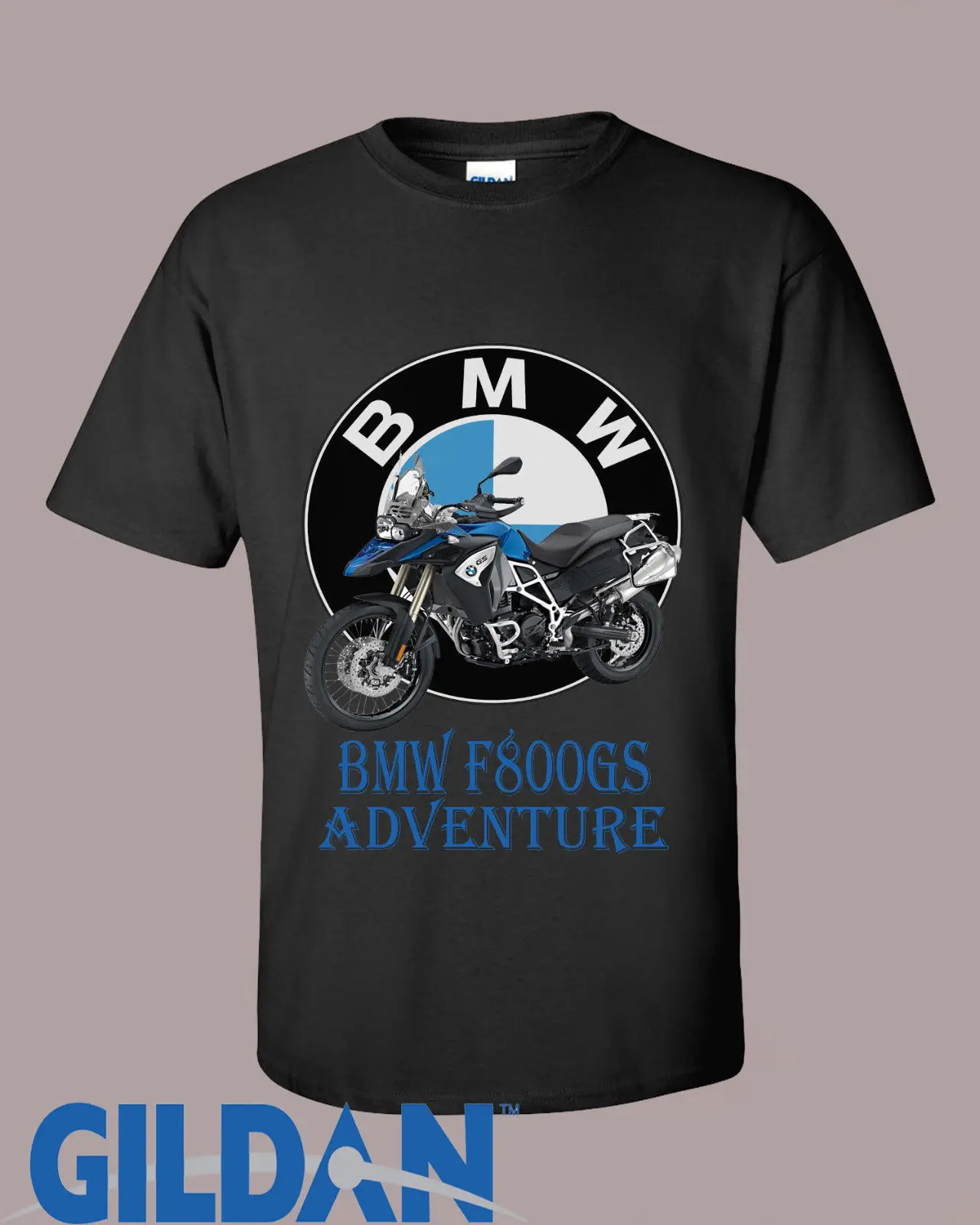 Новинка, Повседневная крутая футболка, gernмногие, мотоцикл, ралли эндуро, F800GS, приключения, футболки, размер, хлопок,, футболка - Цвет: Черный