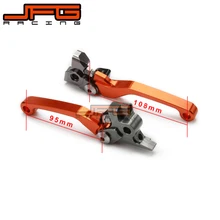 CNC Pivot Foldable Clutch Brake Lever For KTM 125 144 SX EXC SXF250 EXC300 SX450 XC-W XCW450 SX125 SX144 EXC200 EXC250 350 450