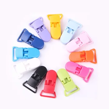 

10 Pcs Multicolor Plastic Baby Pacifier Clips Soother Holder for Baby Pacifier Nipples Holder Baby Accessories 20mm