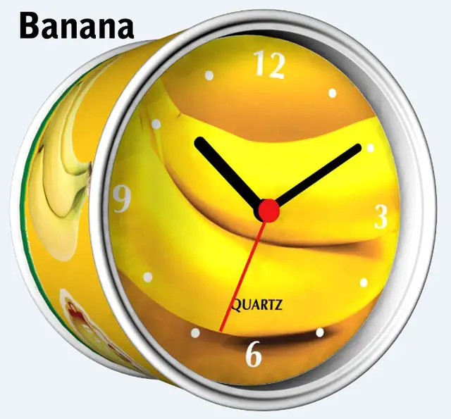 In Stock Banana Magnetic Cheap Wall Clocks Cheap Desk Clocks