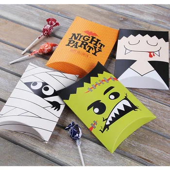 

Halloween Cookies Biscuits Packing box Halloween gift box Pillow box Self sealing bag Food baking Gift bag