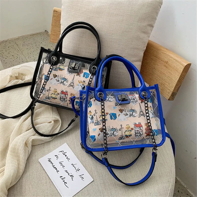 

Brand Originality Bags For Women Clear Tote Bags for Women Luxury Handbags Women Bags Designer Transparent Composite