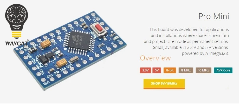 WAVGAT Atmega328 3 В версия Pro мини модуль 8 м для совместимости|pro mini|atmega328 pro miniarduino mini |