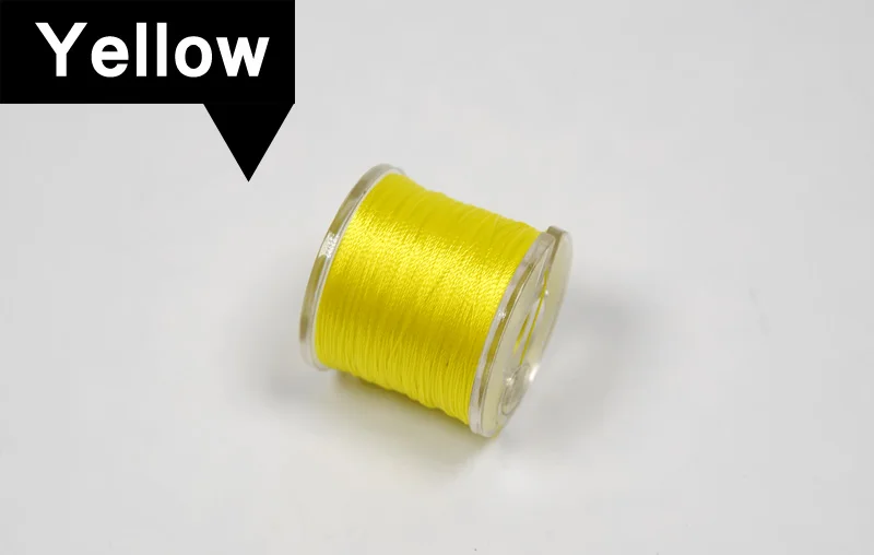 Yellow 150 м/катушка для удочек, направляющие для удочек, линия для обмотки Ушков, линия для завязывания, красный, белый, желтый, синий, строительный материал Roding - Цвет: Yellow