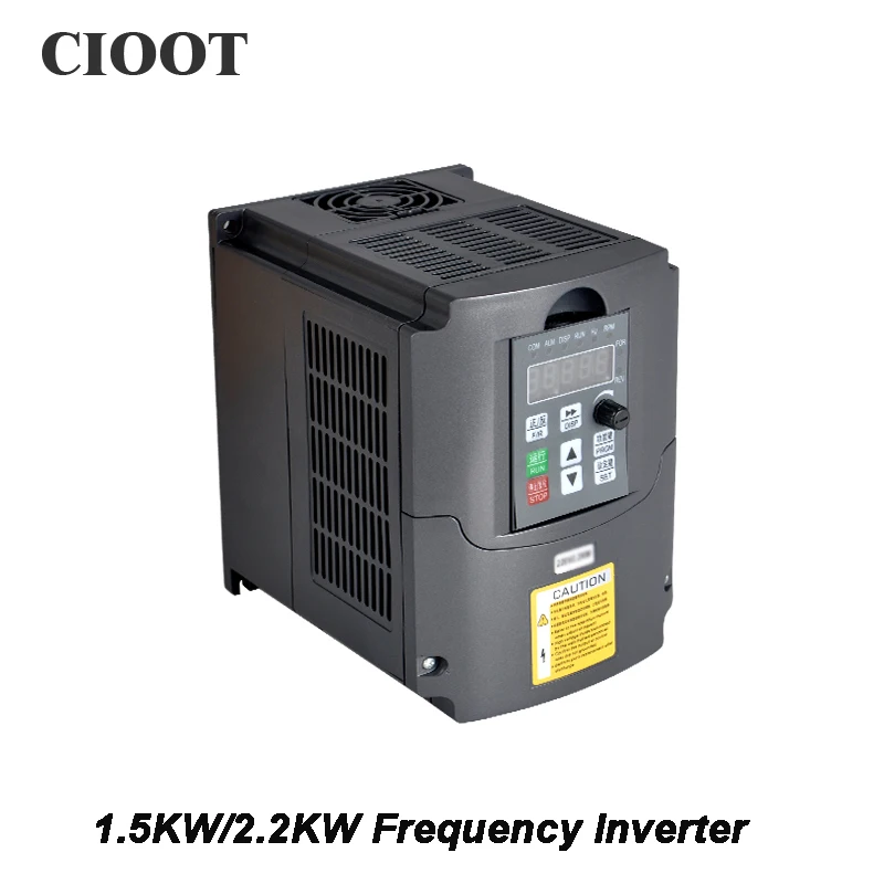

Free Shipping Frequency Converter 2.2KW 220V 110V Inverter CNC Converter 1.5KW For Spindle Motor Milling Machine