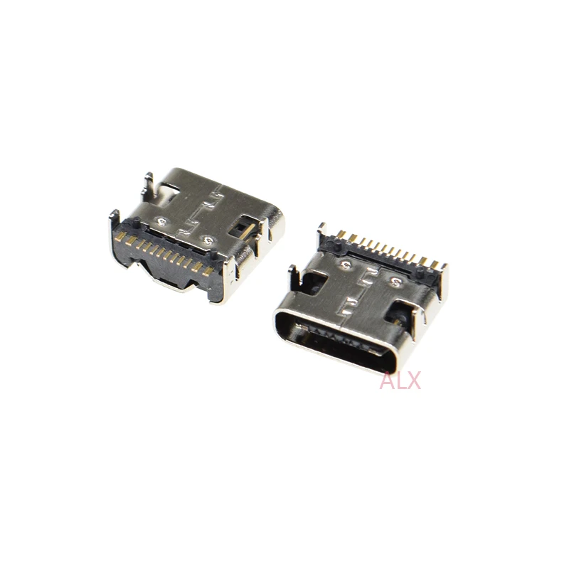 10 шт. USB-3.1 TYPE-C SMD гнездо 16 P 16 PIN DIP4 SMT Hd интерфейс передачи для смартфонов разъем зарядки