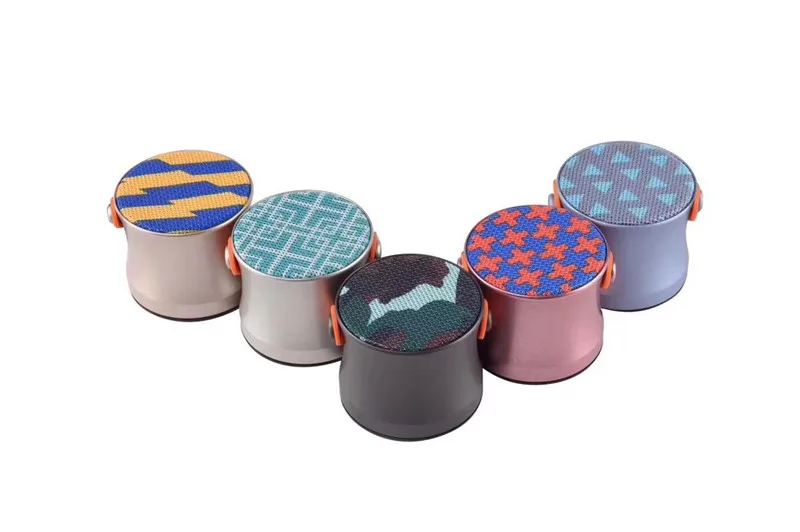 Portable metal Bluetooth Speaker V4.2  Mini cloth Wireless speaker Handsfree Stereo loudSpeaker with tf card reader lordzmix (4)
