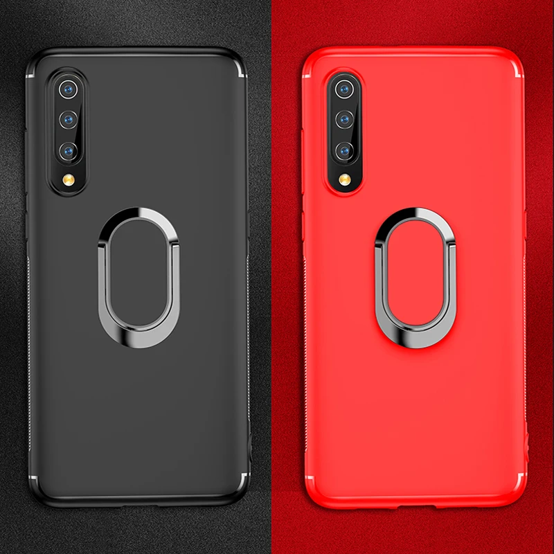 Чехол-подставка с магнитным кольцом для Xiaomi Mi 9 Mi9 SE 8 мягкий чехол из ТПУ Redmi Note 7 Go