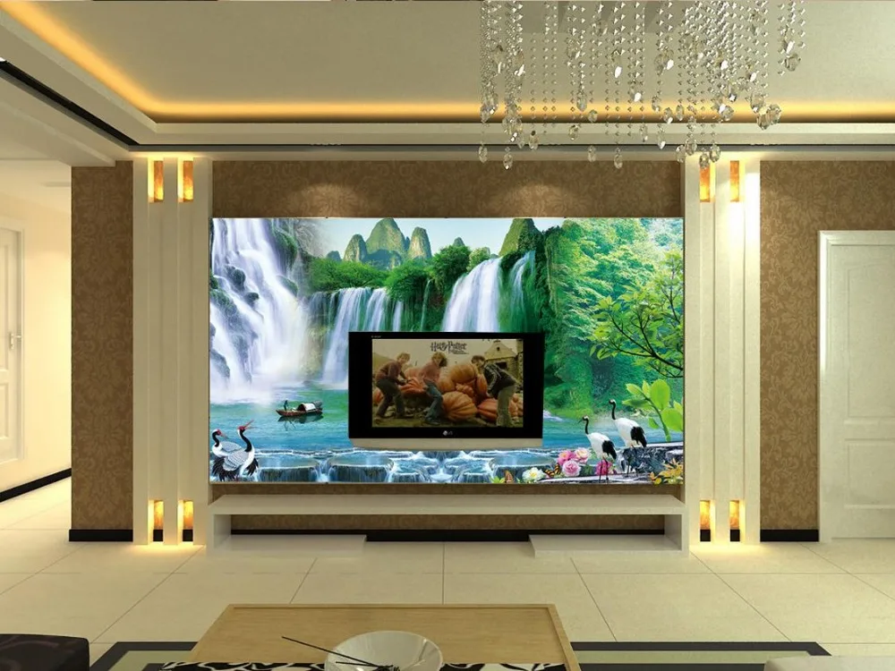 Modern Living Room Murals online get cheap waterfall mural wallpaper -aliexpress Modern Living Room Murals online get cheap waterfall mural wallpaper -aliexpress